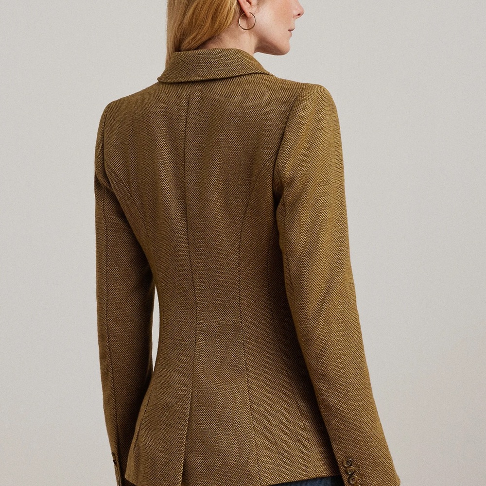 Lauren Ralph Lauren
WOOL BLEND TWILL BLAZER - Blazer - brown multi - Picture 2 of 8